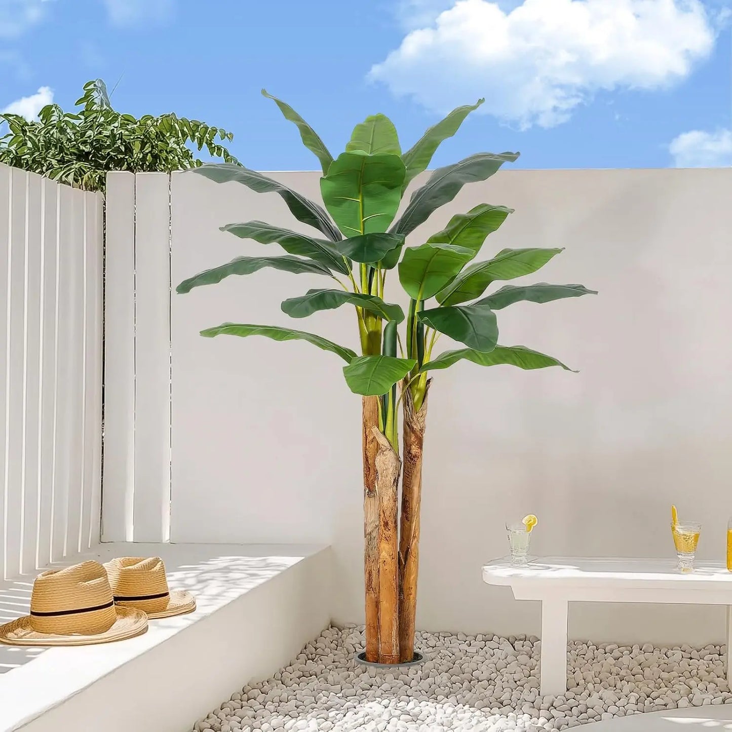 Artificial Banana Tree with Planter