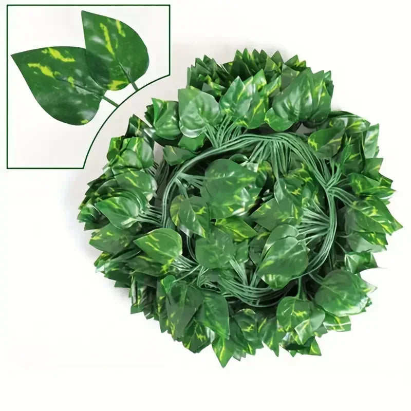 Artificial Green Ivy Leaf Rattan Creeper Leaves