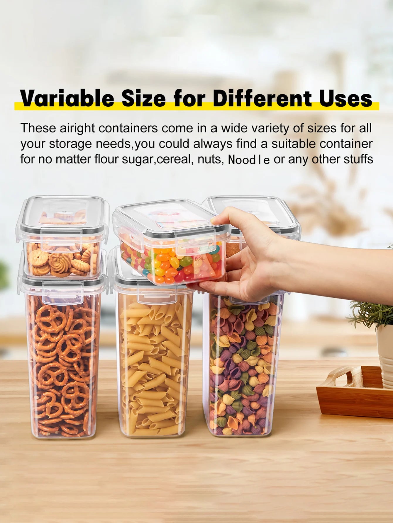 24pcs, Sealed Food Containers With LIDS