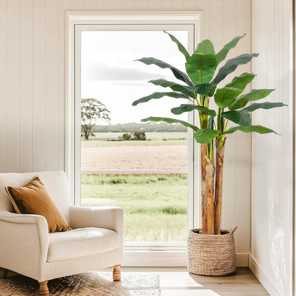 Artificial Banana Tree with Planter