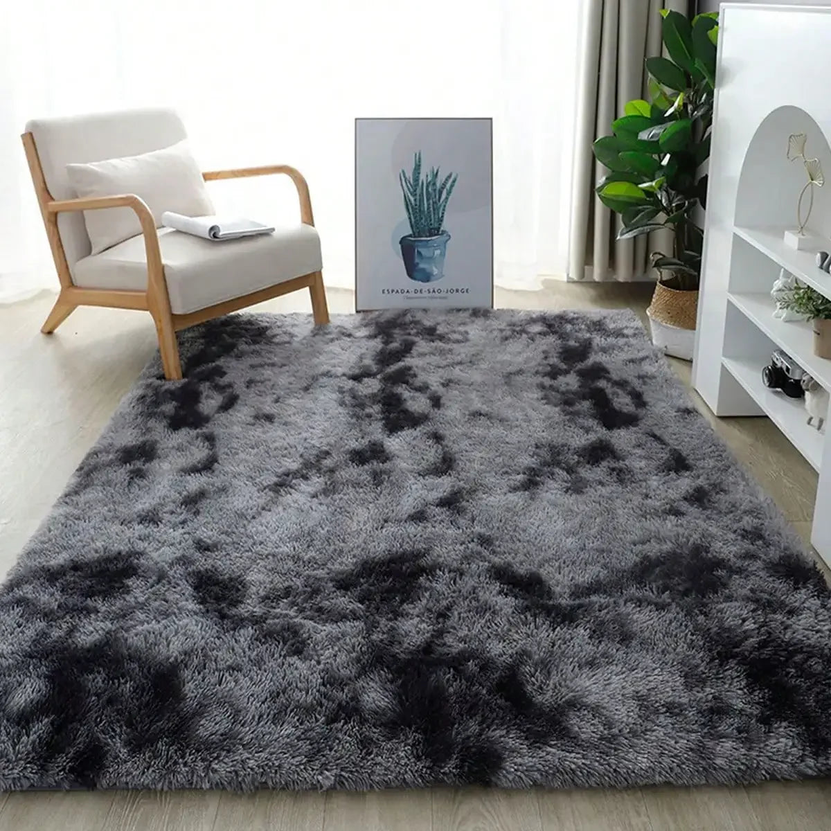 Plush And Thick Long-Pile Carpet, Super Soft And Comfortable