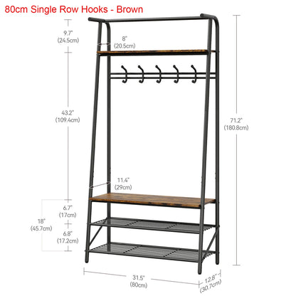 Coat Rack Shoe Bench, Hall Trees Entryway Bench