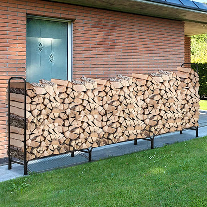 Heavy Duty Metal Wood Log Store