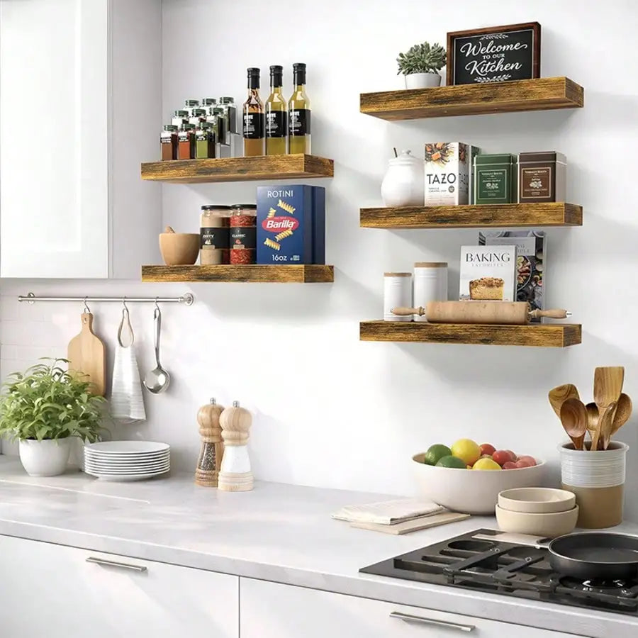 Floating Shelving Unit For Home Goods
