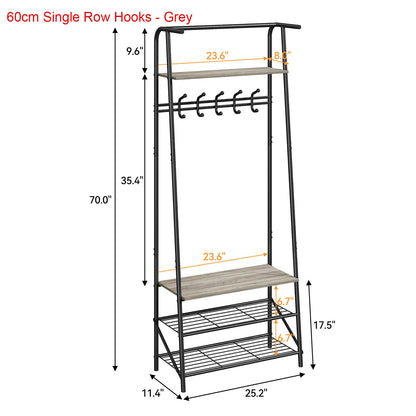 Coat Rack Shoe Bench, Hall Trees Entryway Bench