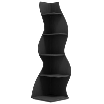 Tribesigns Corner Shelf, Modern , Stylish Corner Small Bookcase Storage Rack Plant Stand