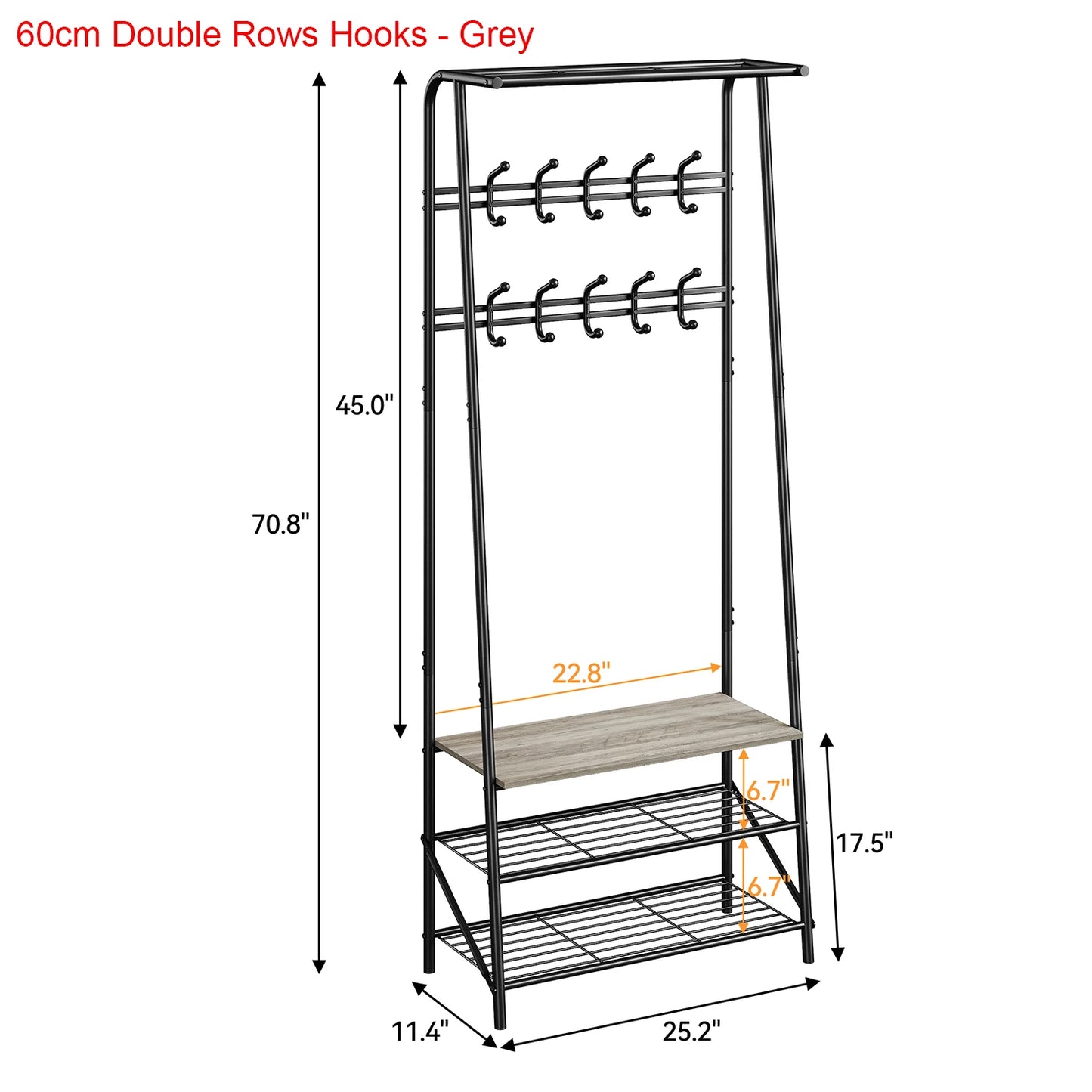 Coat Rack Shoe Bench, Hall Trees Entryway Bench