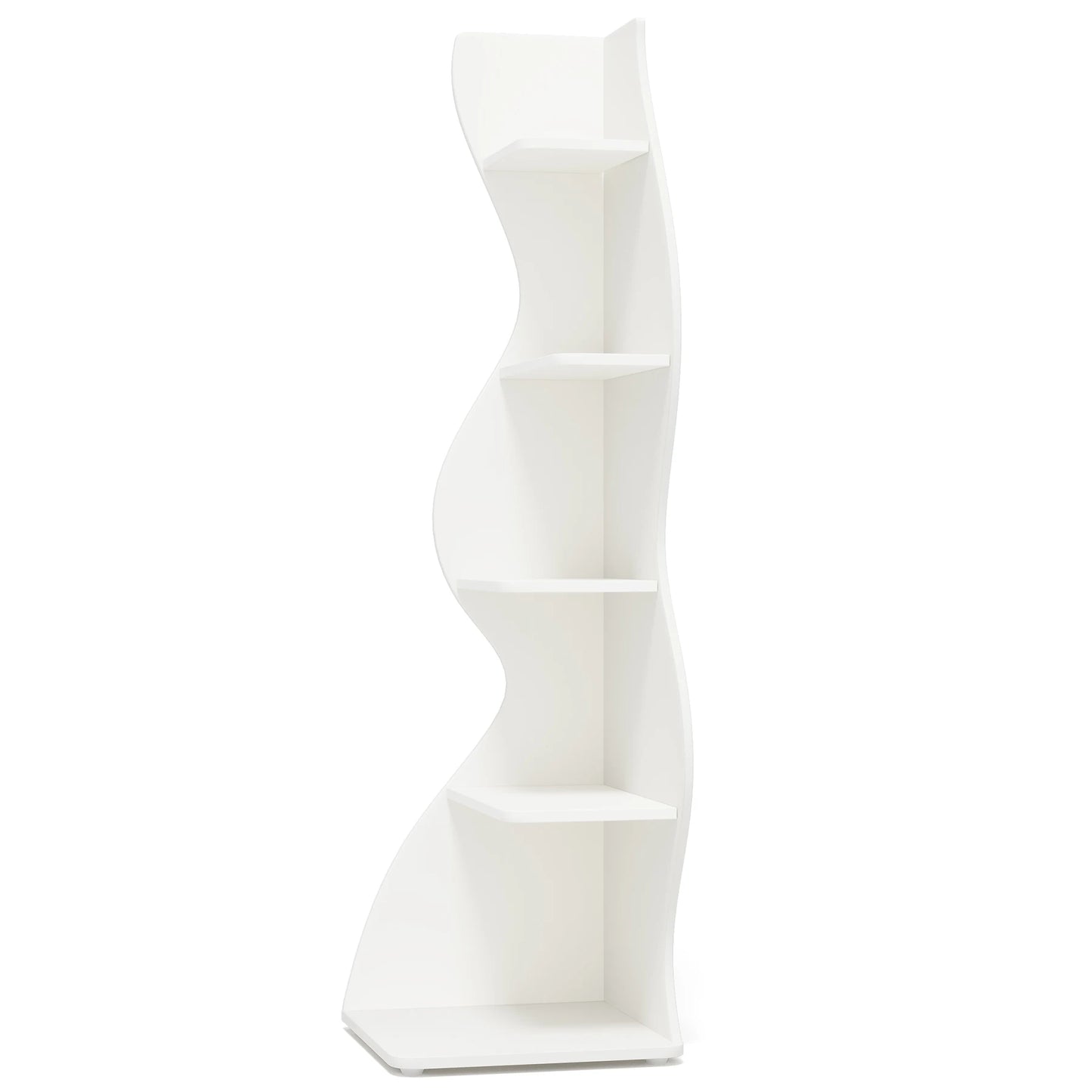 Tribesigns Corner Shelf, Modern , Stylish Corner Small Bookcase Storage Rack Plant Stand