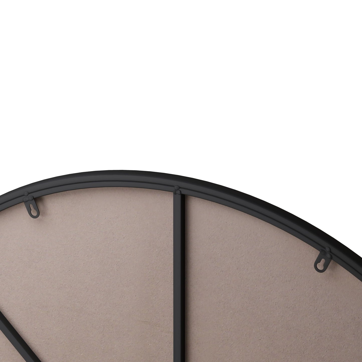 Metal Framed Circle Mirror