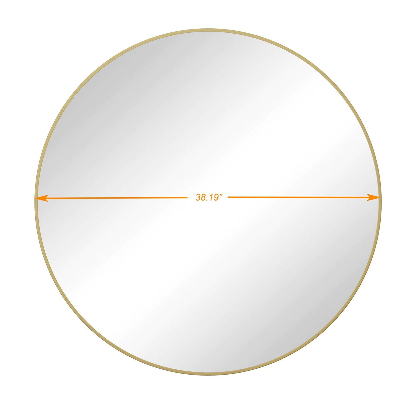 Metal Framed Circle Mirror