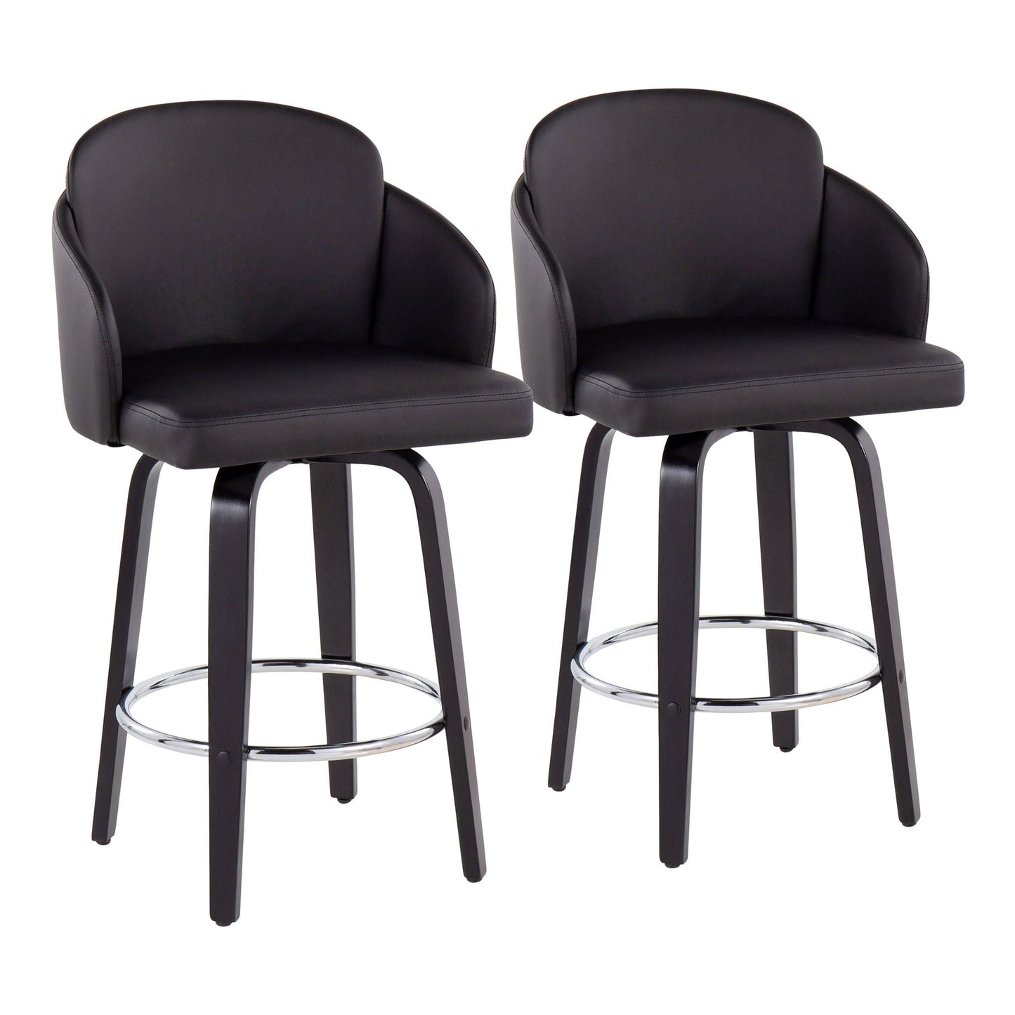 Dahlia - Contemporary Counter Stool (Set of 2)