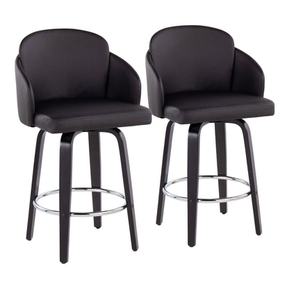 Dahlia - Contemporary Counter Stool (Set of 2)