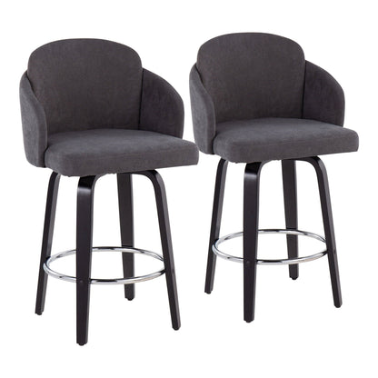 Dahlia - Contemporary Counter Stool (Set of 2)
