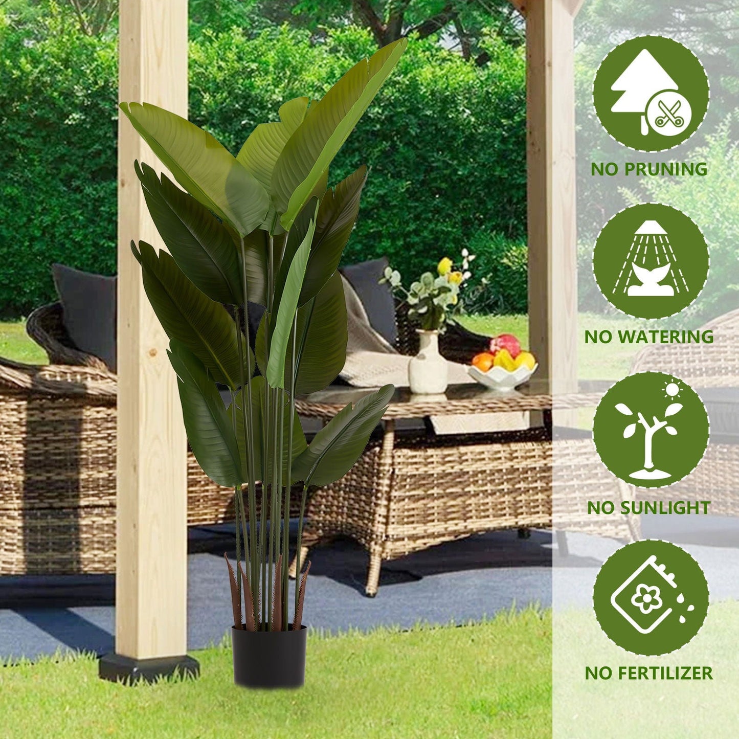 2 Artificial Plant Decoration