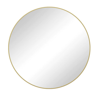 Metal Framed Circle Mirror