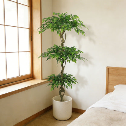 Artificial Ficus Tree With Pot