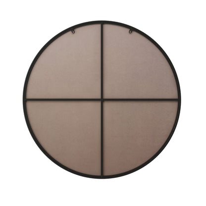 Metal Framed Circle Mirror