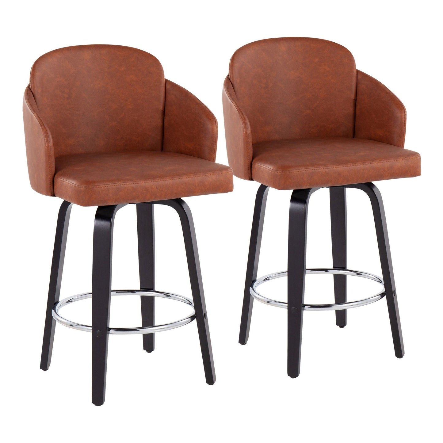 Dahlia - Contemporary Counter Stool (Set of 2)