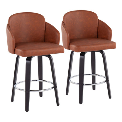 Dahlia - Contemporary Counter Stool (Set of 2)