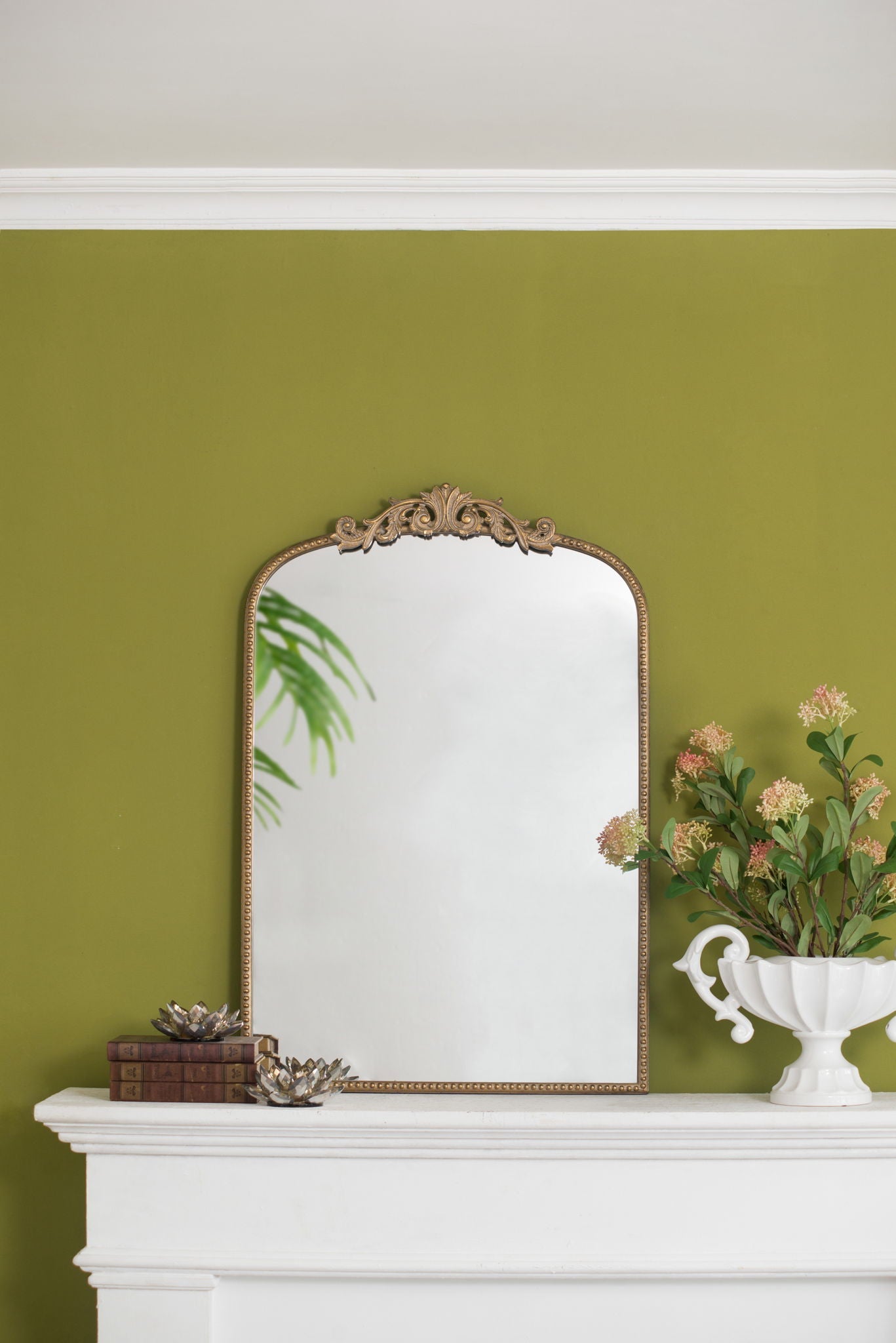 Baroque Inspired Arched Wall Mirror