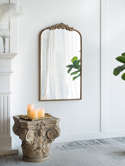 Baroque Inspired Arched Wall Mirror