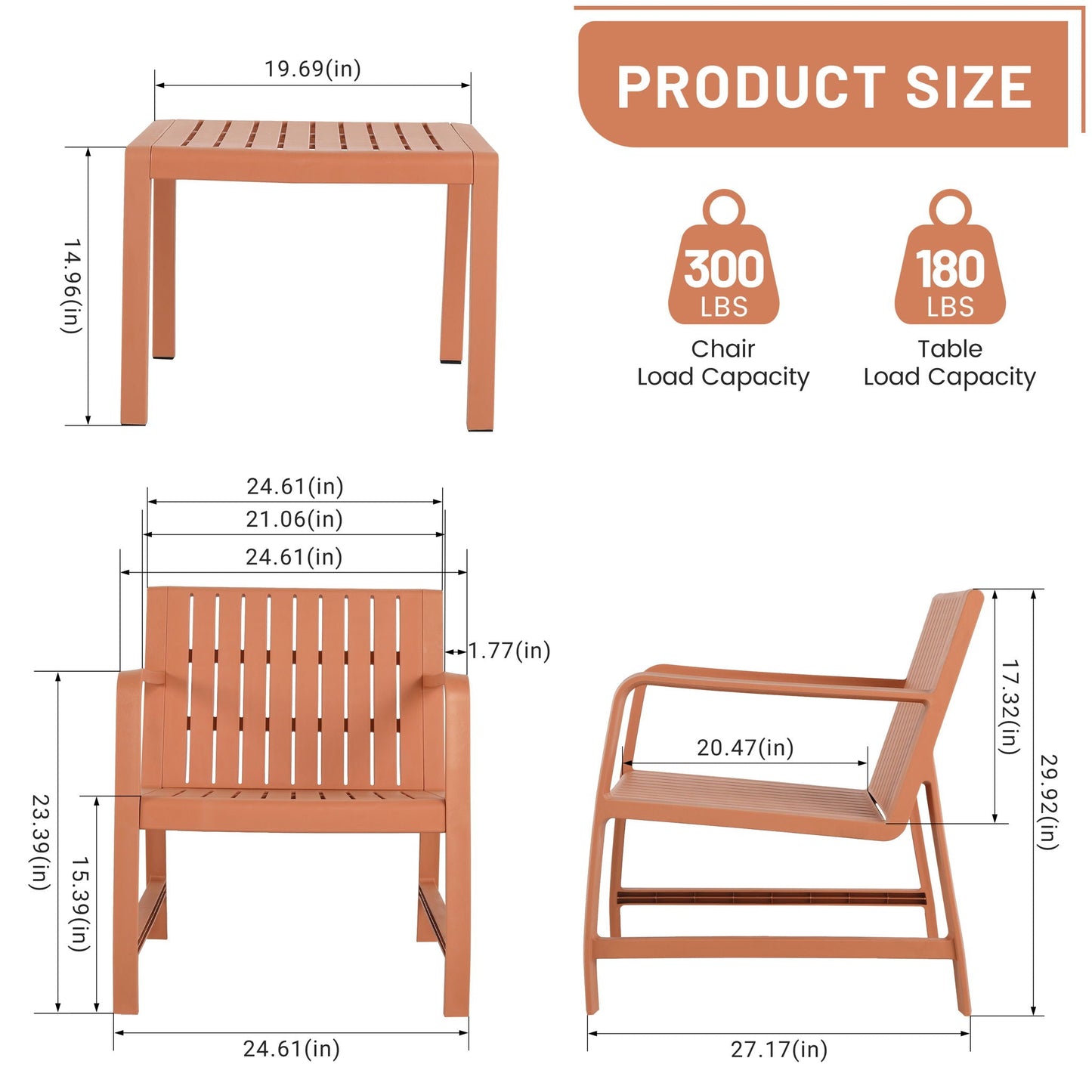 Waterproof Furniture Set