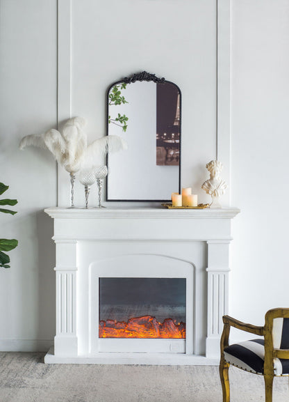 Baroque Inspired Arched Wall Mirror