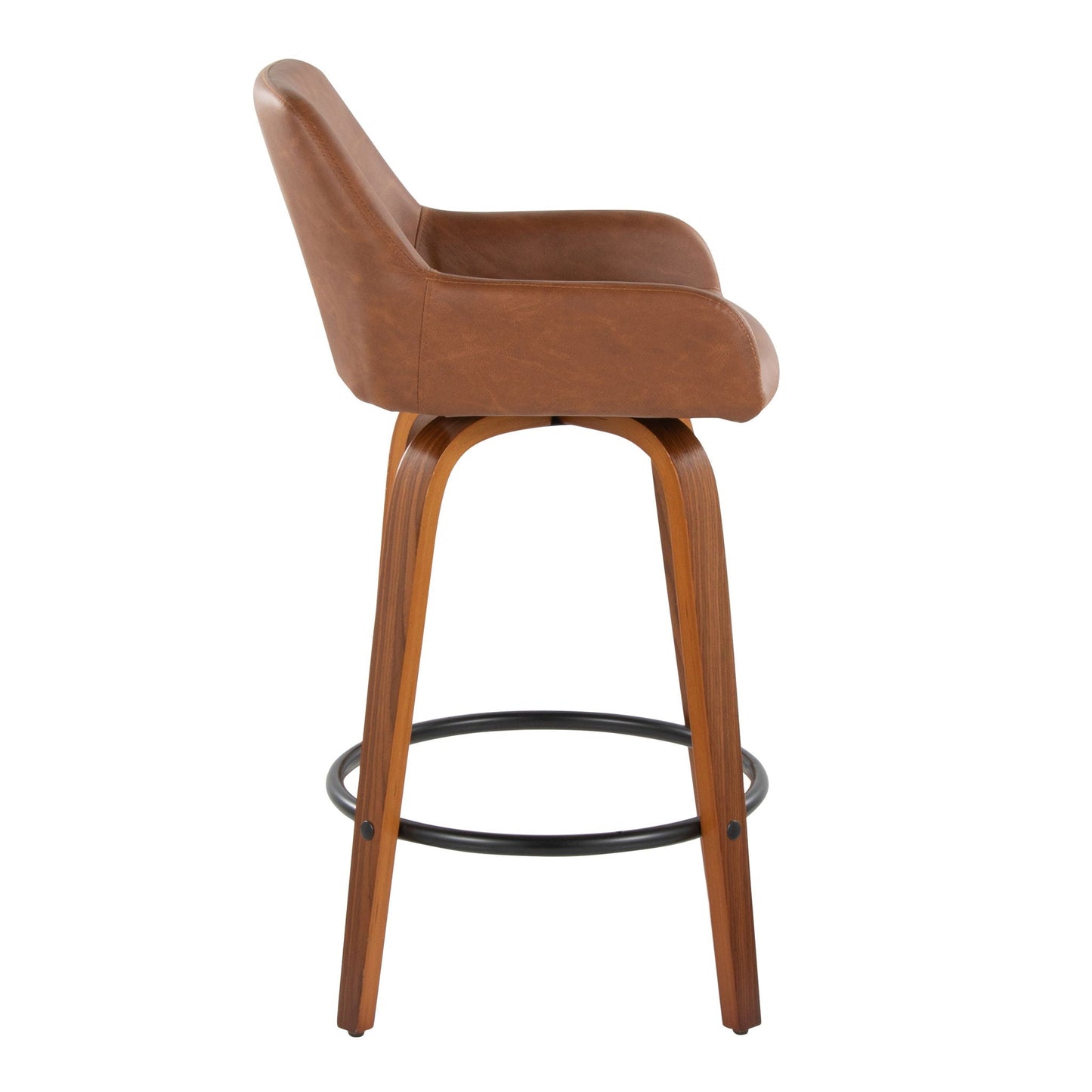 Daniella - Contemporary Fixed Height Counter Stool (Set of 2)