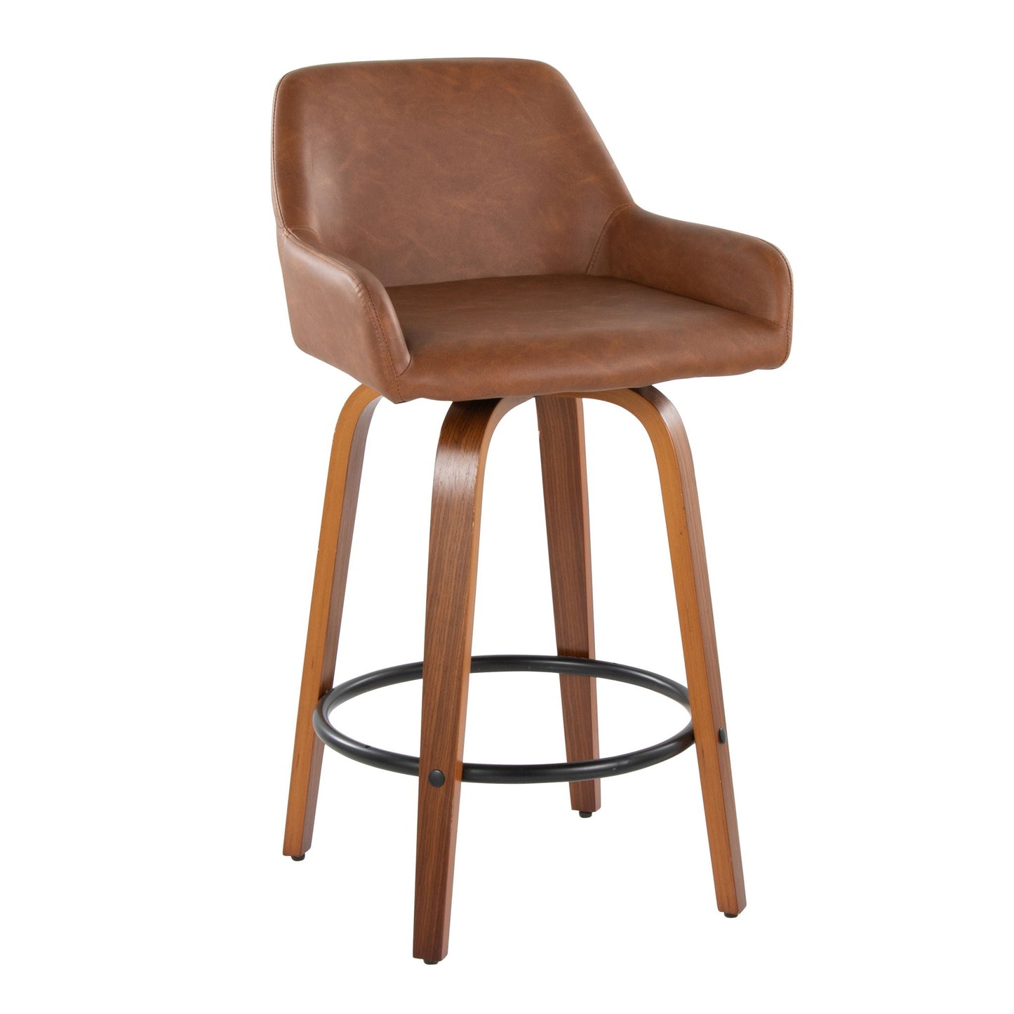 Daniella - Contemporary Fixed Height Counter Stool (Set of 2)