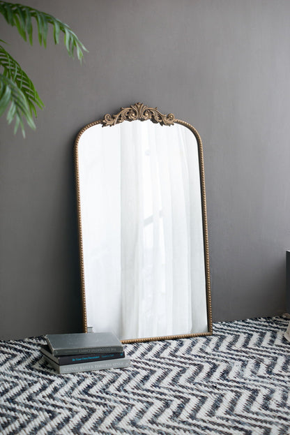Baroque Inspired Arched Wall Mirror