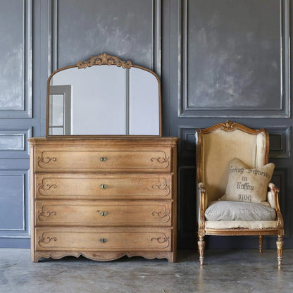 Baroque Inspired Arched Wall Mirror