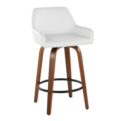 Daniella - Contemporary Fixed Height Counter Stool (Set of 2)